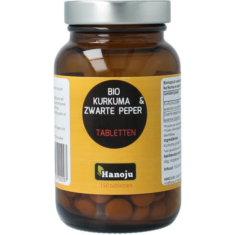 Kurkumapoeder + piperine 500mg bio