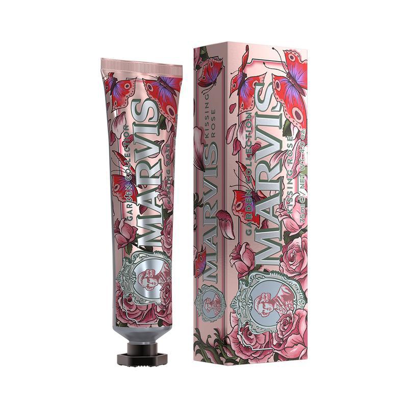 Toothpaste kissing rose