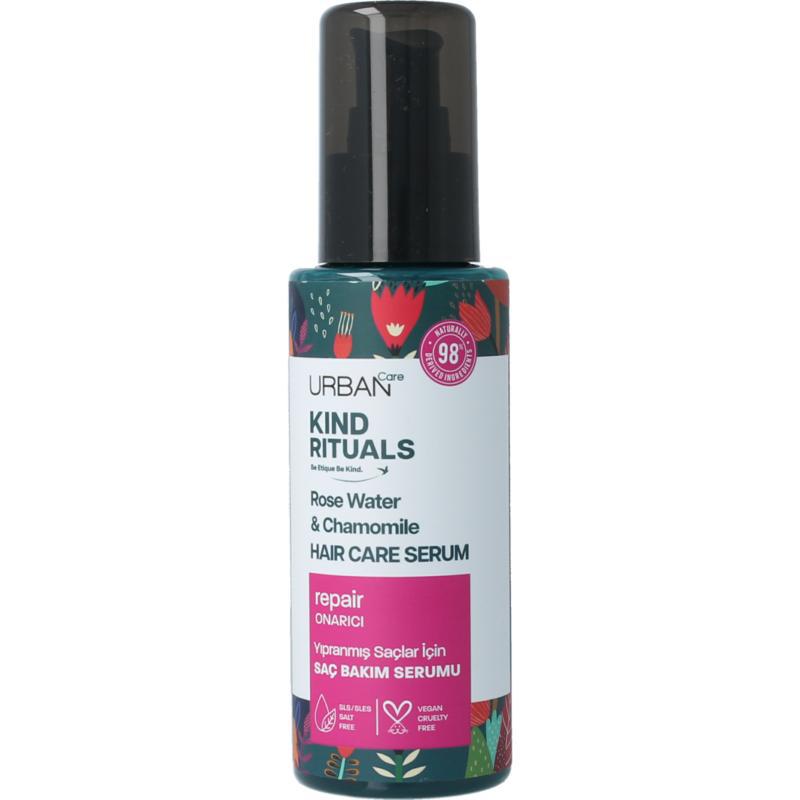 Kind rituals rose water chamomile hair serum