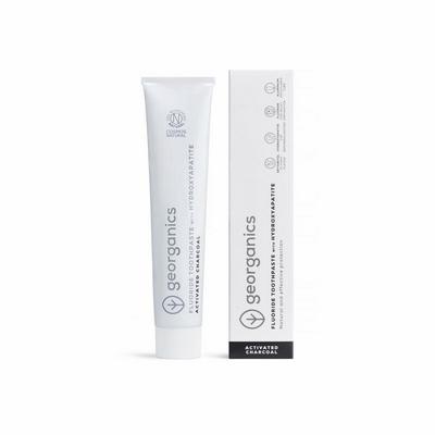 Georganics Toothpaste fluor charcoal tube