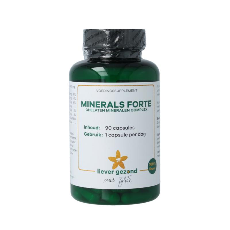 Minerals chelaten mineralen complex