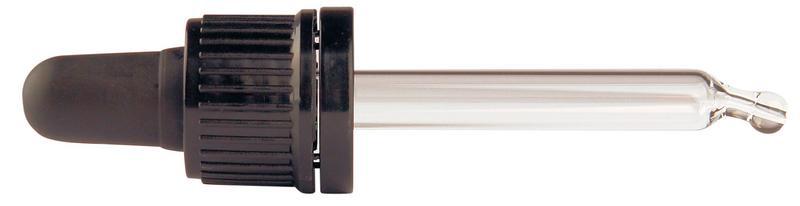 Pipet glas zwart 20ml
