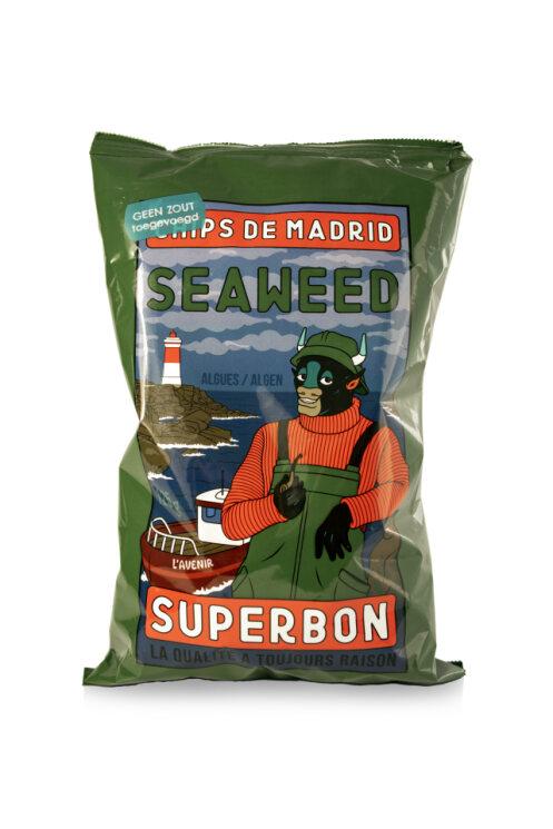 Chips met zeewier zonder toegevoegd zout