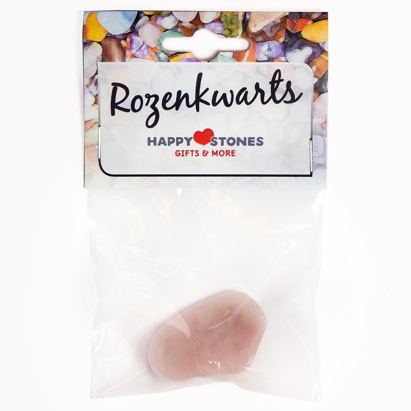 Zakje geluk - rozenkwarts