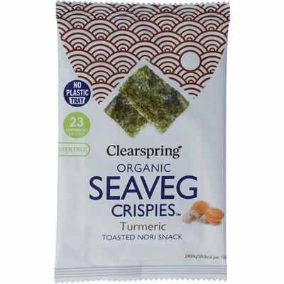 Clearspring Seaveg - Crispies turmeric bio