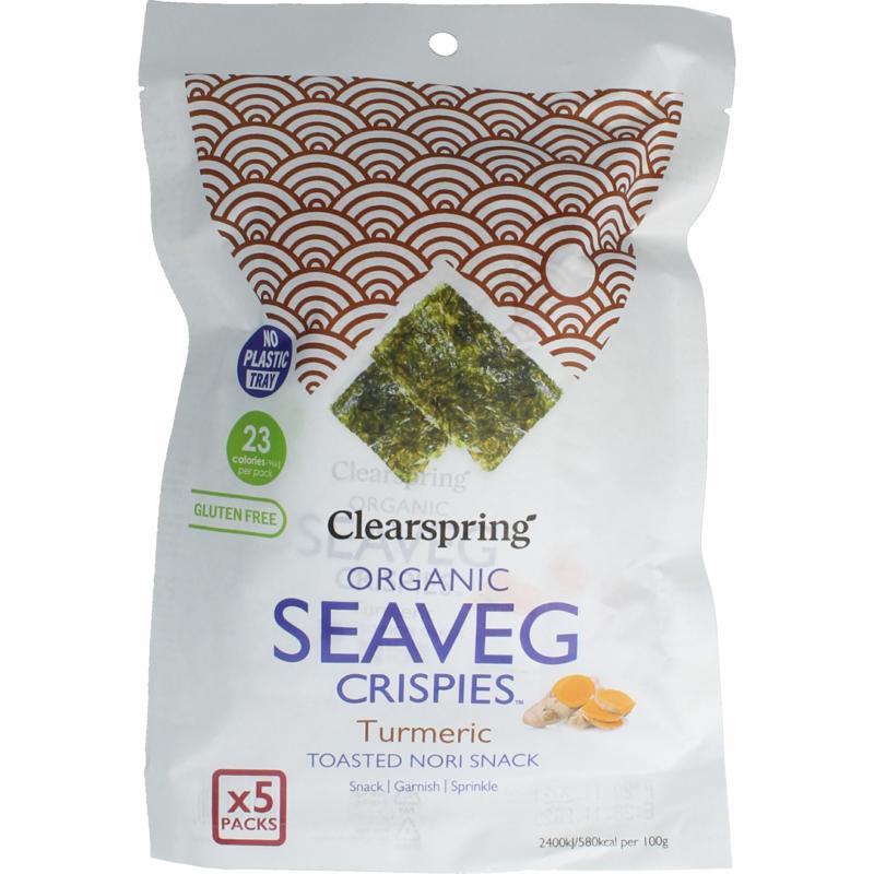Seaveg - Crispies turmeric multipack bio