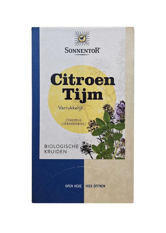 Citroen tijm thee bio
