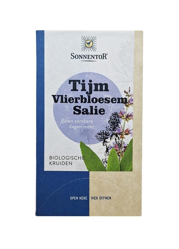 Tijm vlierbloesem salie bio
