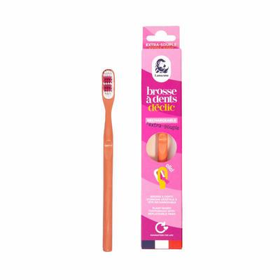 LAMAZUNA Toothbrush extra soft coral