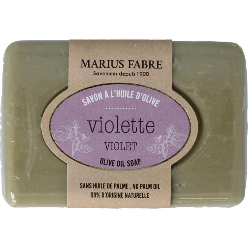 Zeep viooltjes met olijfolie
