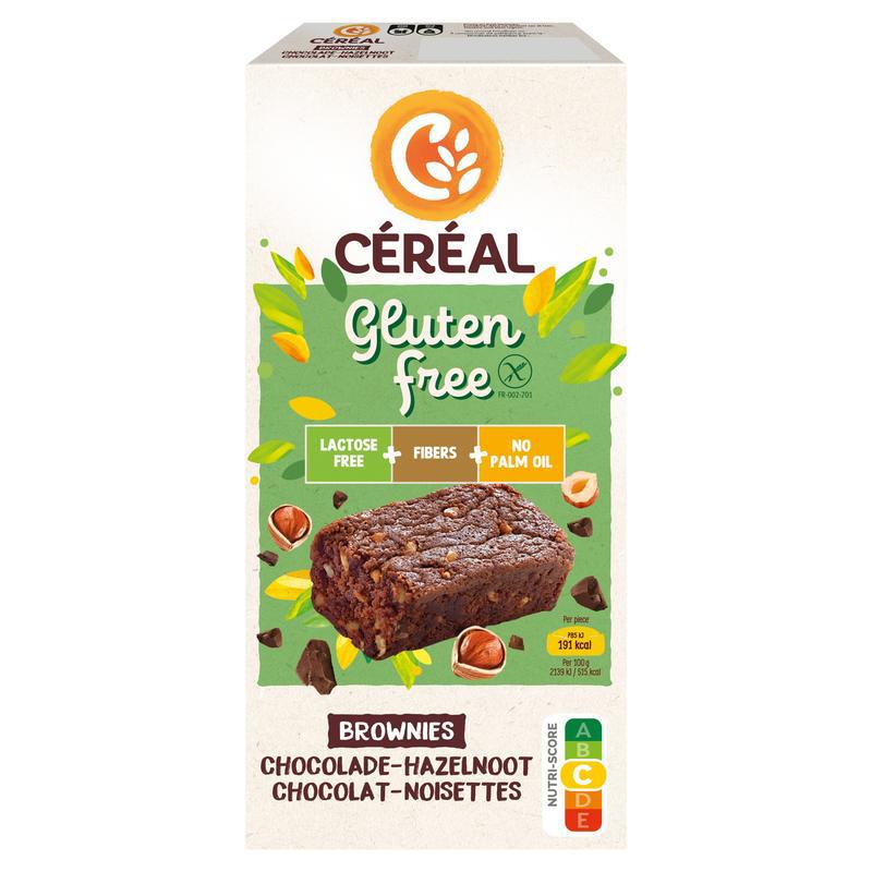 Brownies chocolade & hazeln gluten- lactosevrij