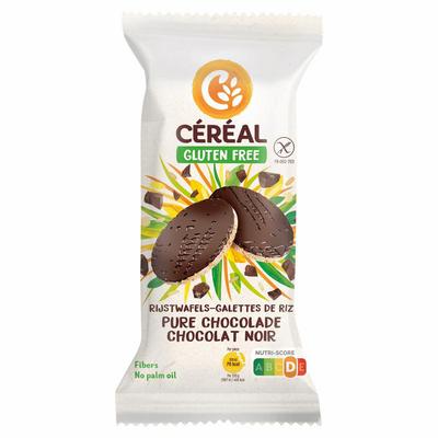 Cereal Rijstwafel met pure chocolate glutenvrij