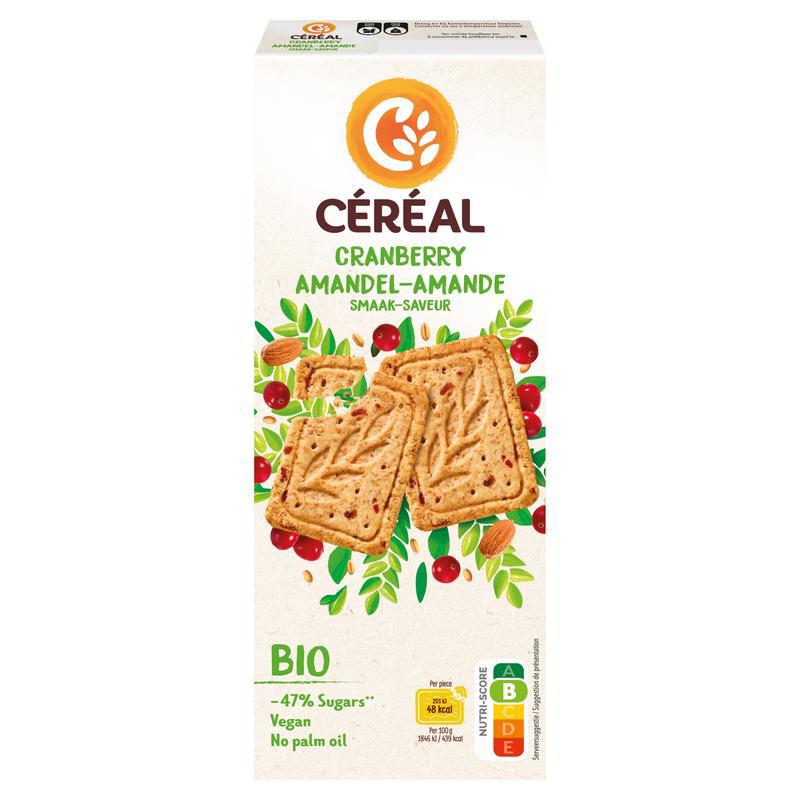Koekjes cranberry amandel bio