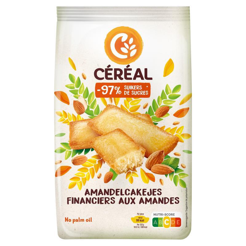 Amandelcakejes minder suikers