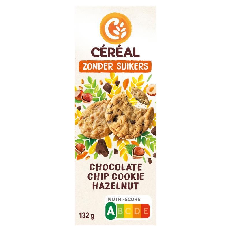 Chocolate chip cookies hazelnut zonder suikers