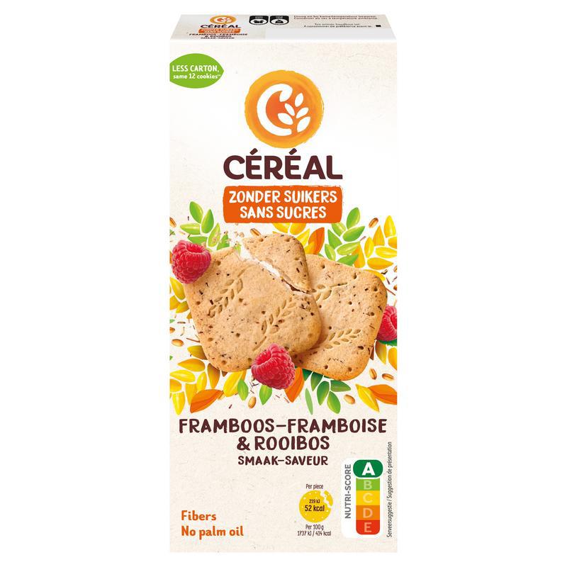 Koekjes framboos rooibos zonder suikers