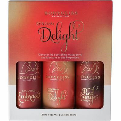 Bodygliss Sensual delight three-pack travel edition