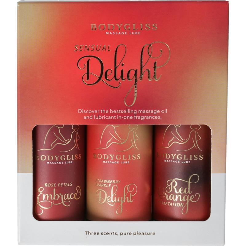 Sensual delight three-pack travel edition