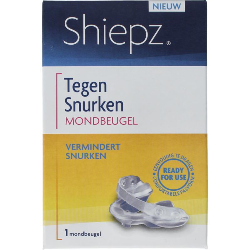 Tegen snurken mondbeugel