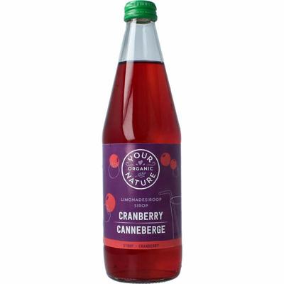 Your Organic Nature Limonadesiroop cranberry bio