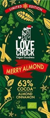 Lovechock Merry almond 63% bio