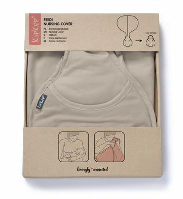KipKep Feedi borstvoedingsdoek cookie beige katoen
