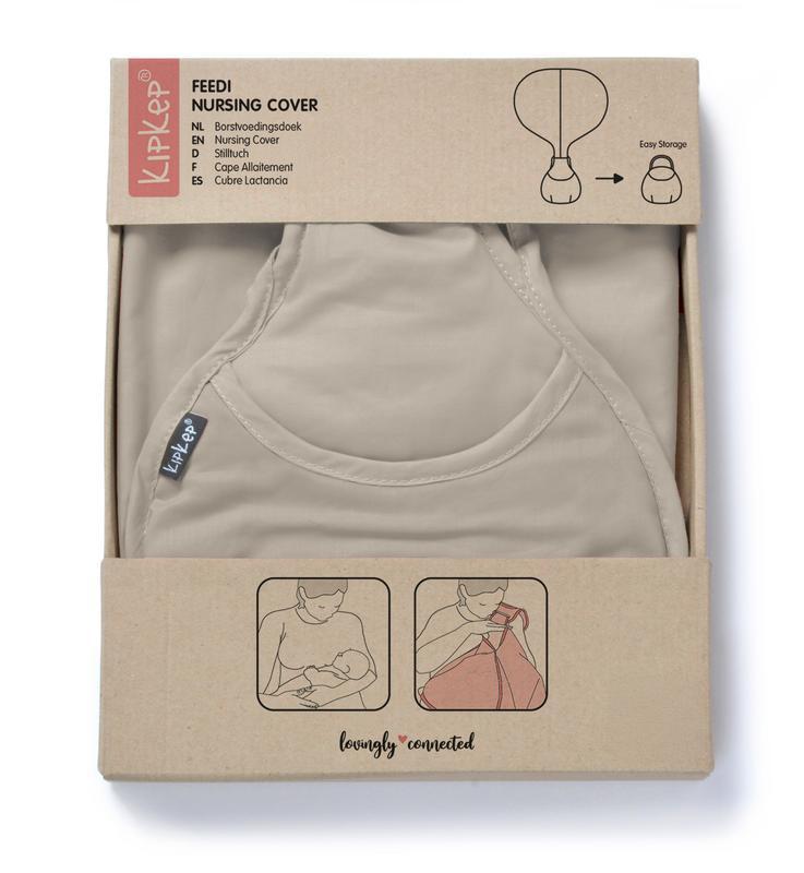 Feedi borstvoedingsdoek cookie beige katoen