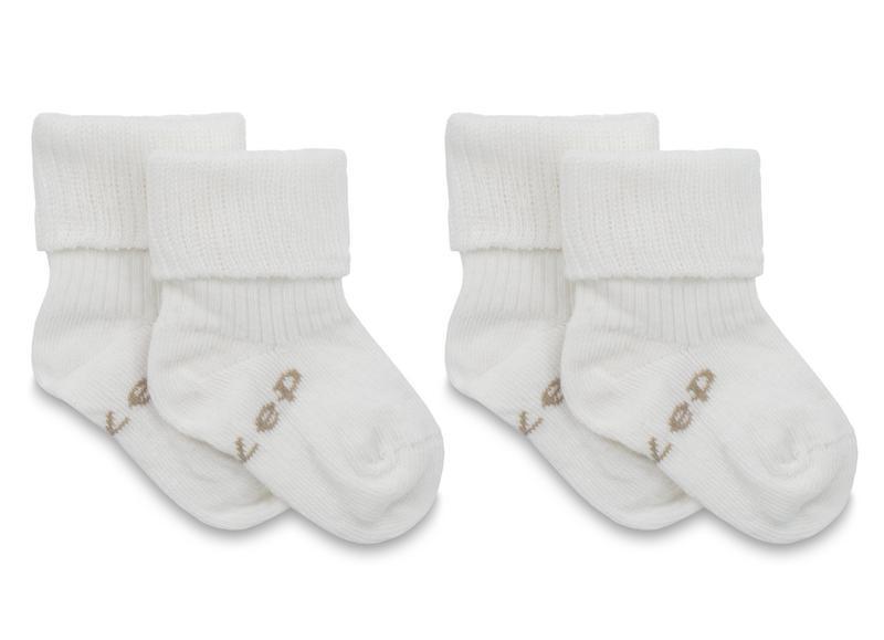 Blijf baby sokjes 6-12 mnd offwhite/wit