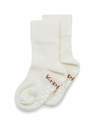 KipKep Blijf baby sokken antislip 18-24 mnd offwhite/wit