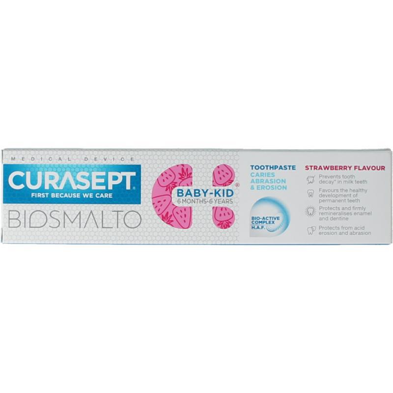 Biosmalto tandpasta kind caries erosie slijtage
