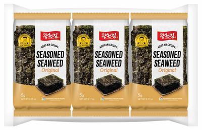KC Nori Zeewier snack original 3x5 gram