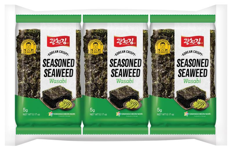 Zeewier snack wasabi 3x5 gram