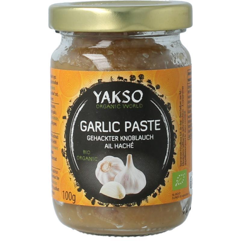 Gehakte knoflook bio