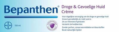 Bepanthen Creme droge en gevoelige huid