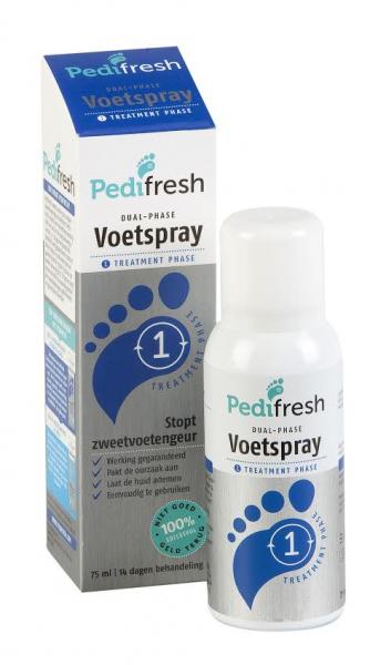 Fase 1 tegen acute zweetvoeten spray