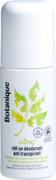 Deodorant roll-on anti transpirant citrus