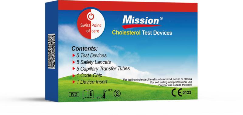 Cholesterolmeter 3-in-1 5 x strip capillair lancet