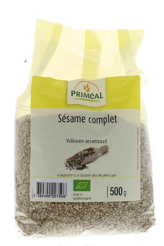 Volkoren sesamzaad bio