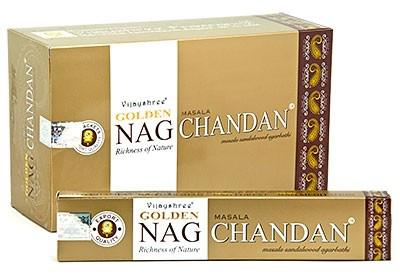 Wierookstokjes golden nag chandan stokjes