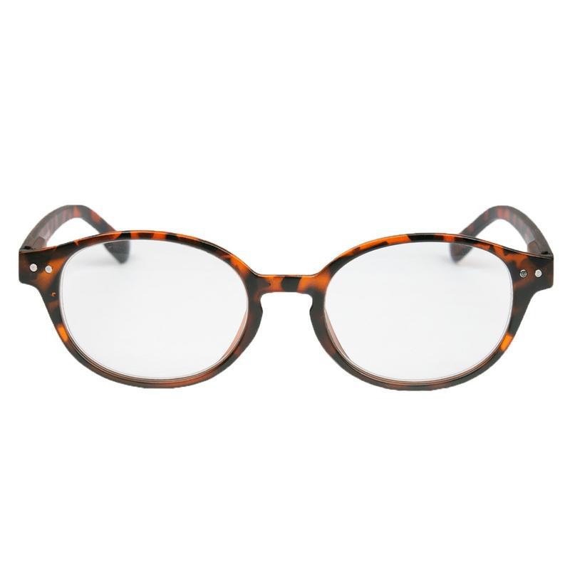 Leesbril mat Havana rond +1.50