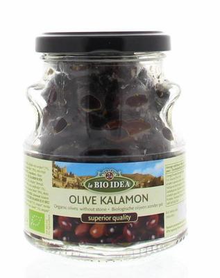 La Bio Idea Olijven zwart kalamata ontpit bio