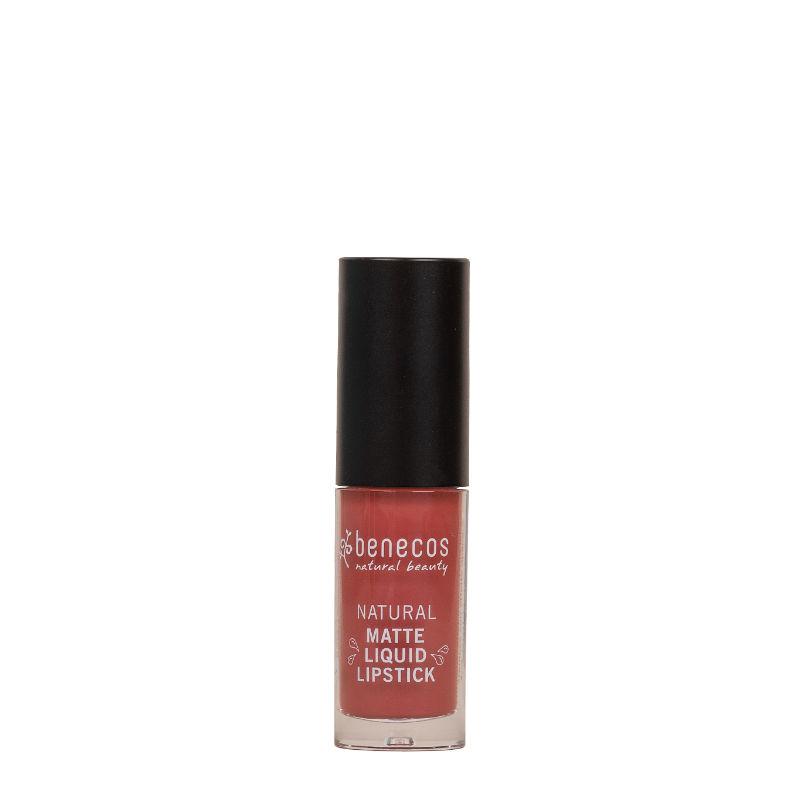 Natural lipstick liquid mat rosewood romance