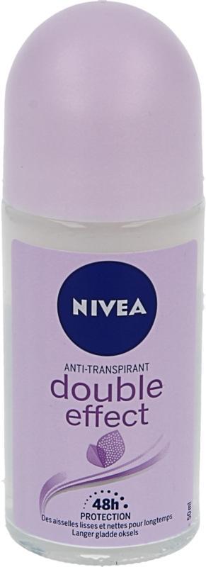 Deodorant roller double effect