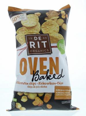 De Rit Kikkererwtenchips ovenbaked kurkuma gember bio