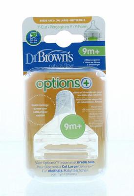 Dr. Brown's Options+ Y-speen brede halsfles