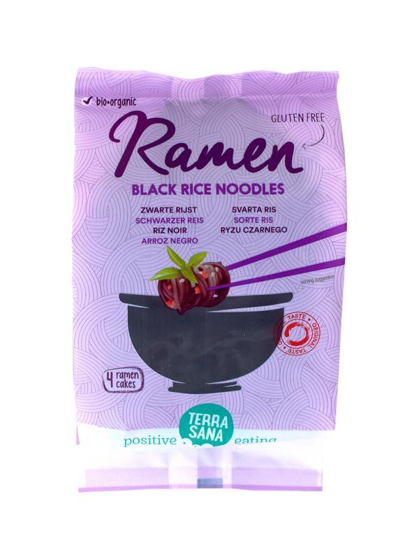 Ramen zwarte rijst bio