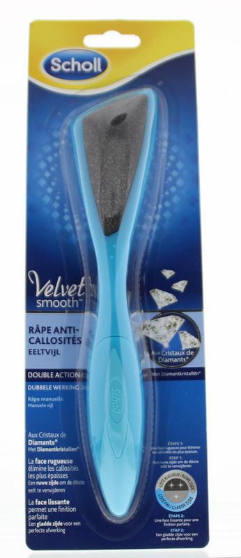 Voetvijl velvet smooth met diamantkristallen