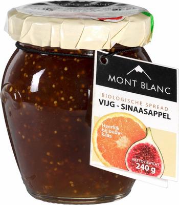 MONT BLANC Vruchtenspread vijg & sinaasappel bio