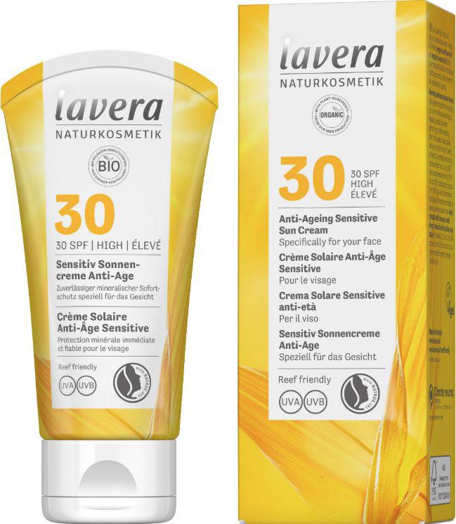 Zonnebrandcreme solaire anti-aging SPF30 EN-FR-DE
