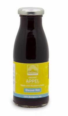 Mattisson Appel blauwe bessensap/Apple blueberry juice bio